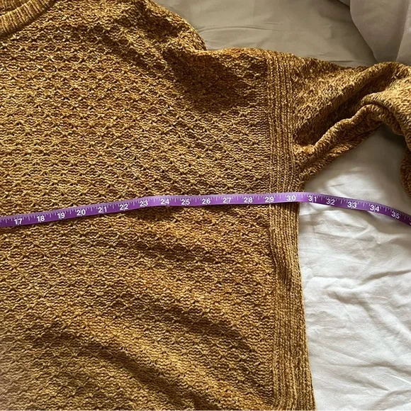 Target A New Day Chenille Brown Mustard Sweater - Picture 12 of 12